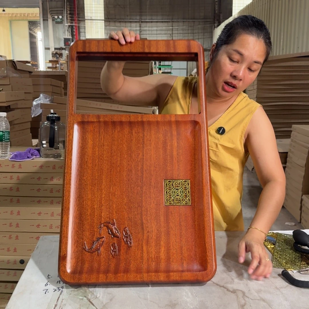 花梨木茶盘72*42尺寸