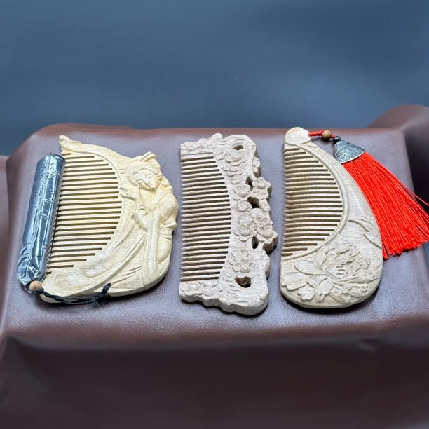 金丝楠木新料木梳木手工梳子发梳复古家用正宗正品木梳子