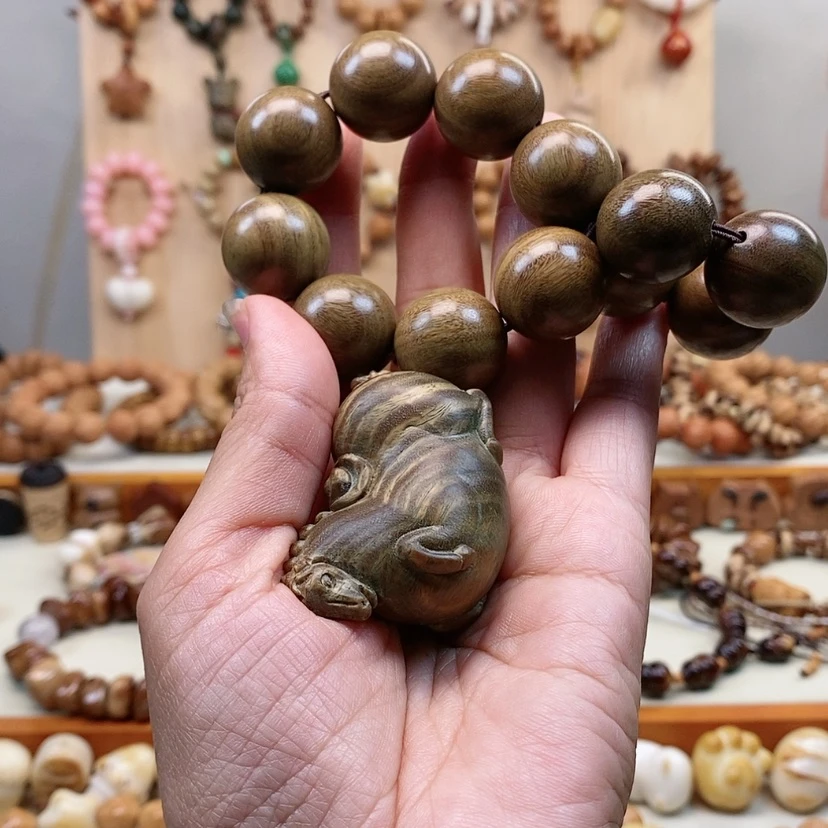 【闪购商品】维腊木（绿檀）爱****呀绿檀马上有钱手捻