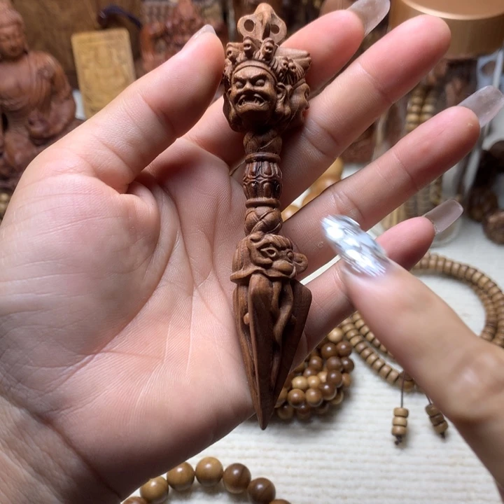 檀香木其他老山檀香金刚杵瑕疵