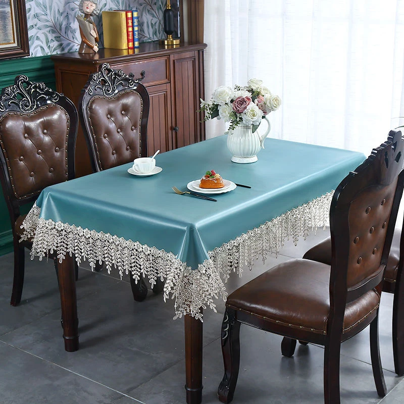 【防水防油防烫】可擦防滑通用餐桌盖布免洗茶几垫轻奢型万用盖布