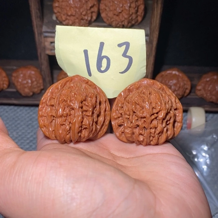 桃核把件43尺四座楼