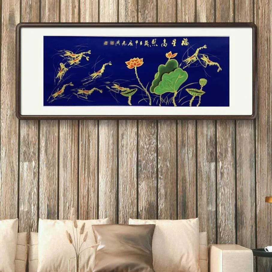 张光兴作品 福星高照 六尺横轴