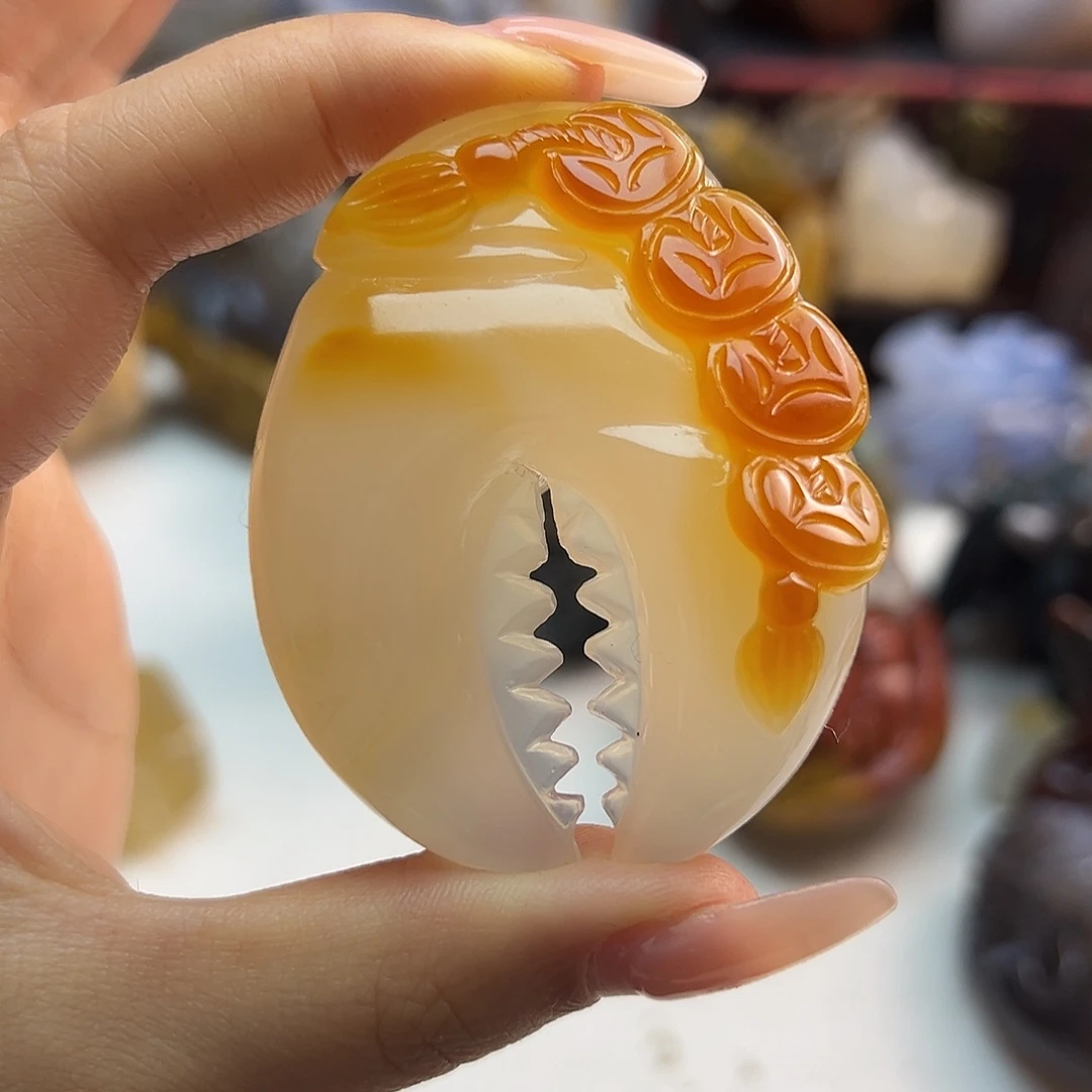 玛瑙/玉髓合金颈饰