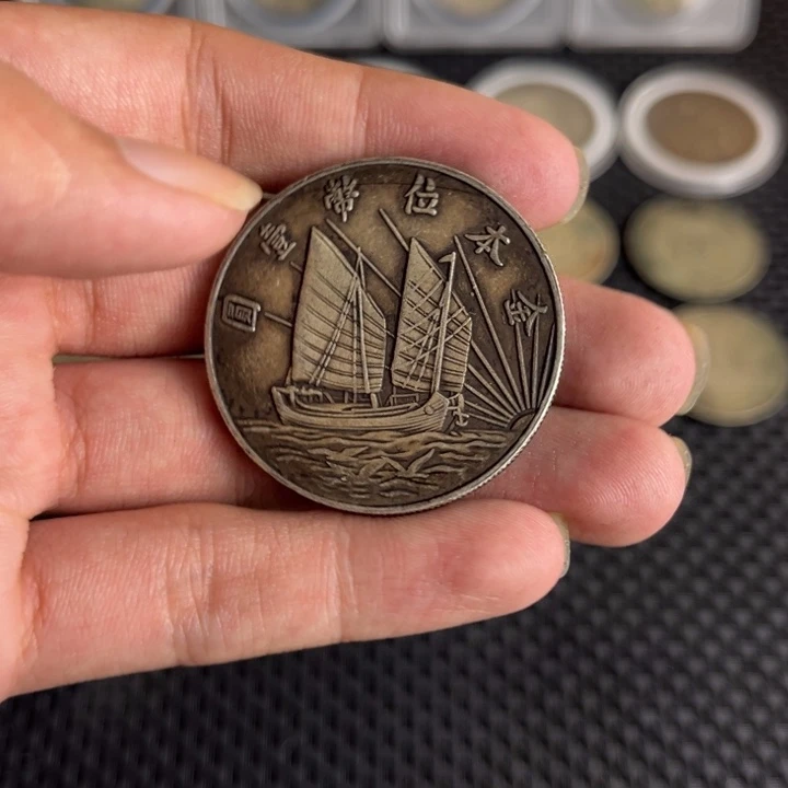 金属大头龙洋船洋工艺品