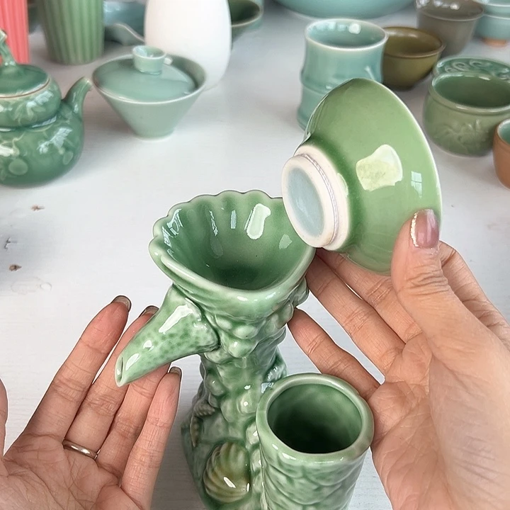 小米茶器龙泉青瓷