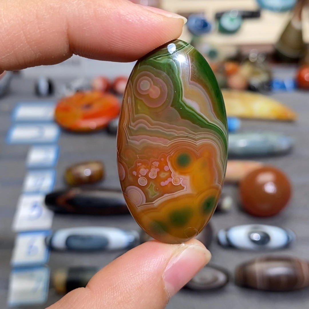 金***秋玛瑙/玉髓合金手链