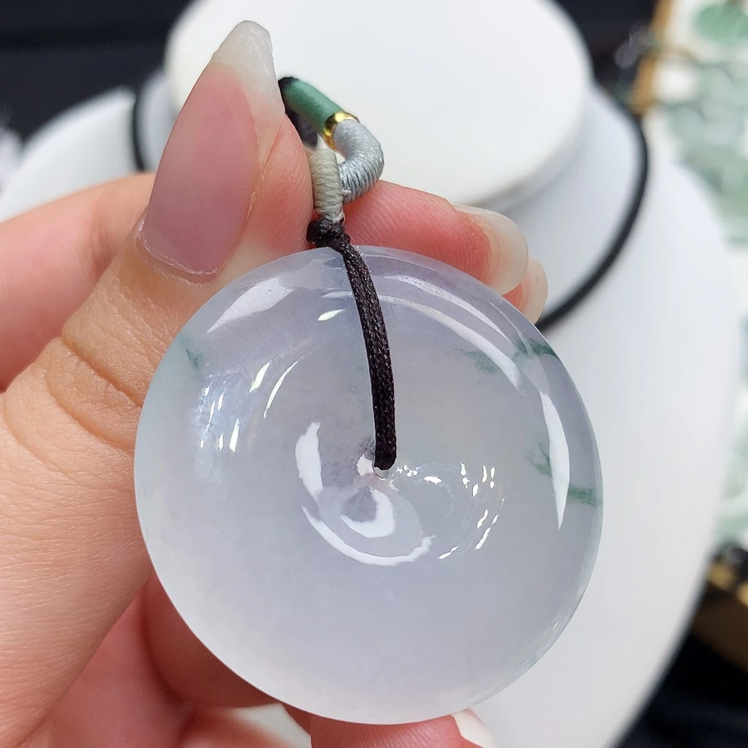 翡翠未镶嵌胸饰翡翠51，34.6/6.1