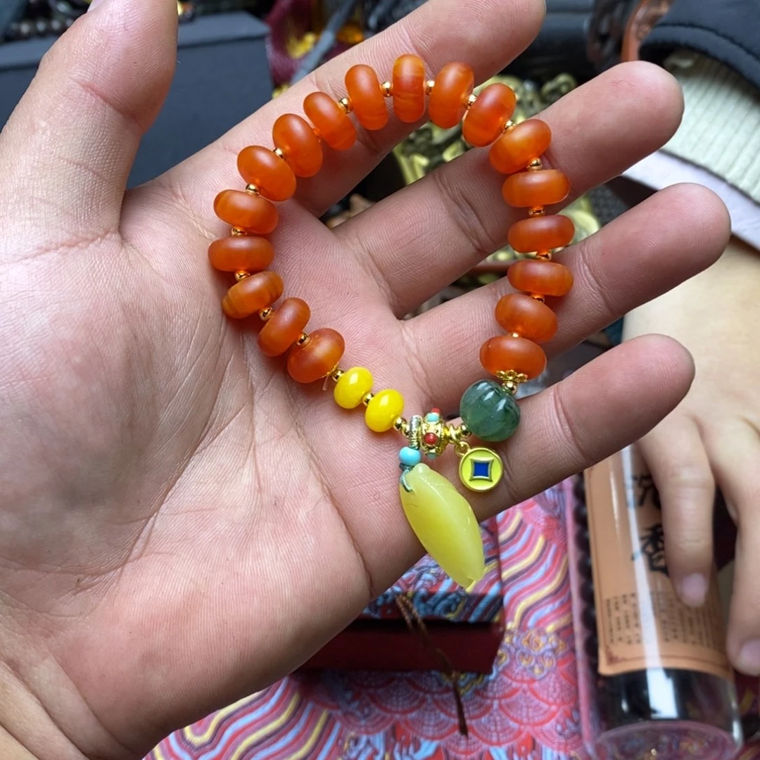 滴血莲花菩提吊坠