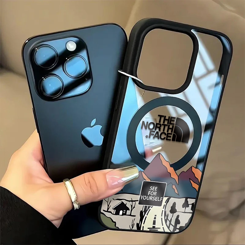 奥菲顿加州公路插画适用iPhone16/15promax苹果磁吸手机壳14/13套