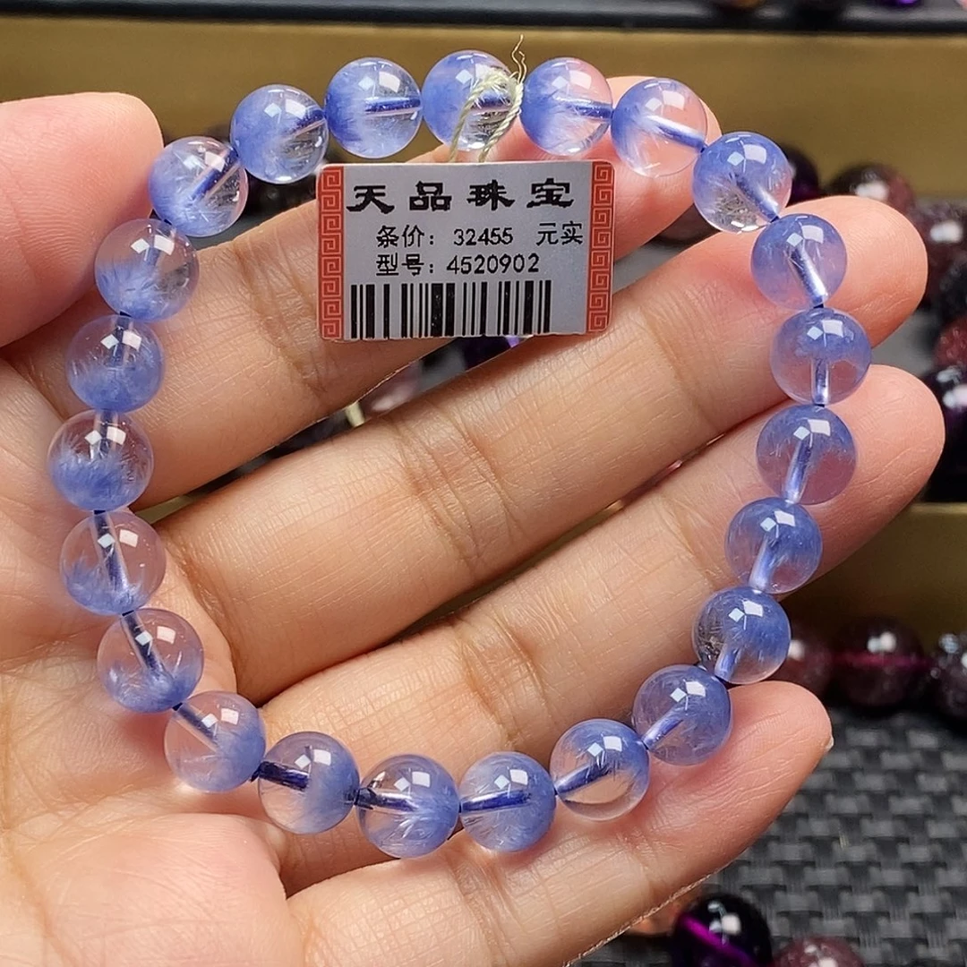 未镶嵌手链水晶蓝线石手链4520902