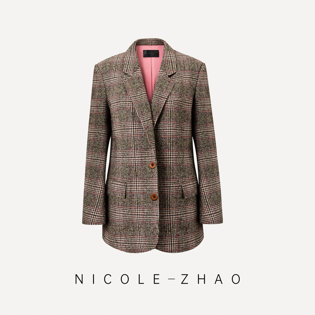 4NWX001【贵姐NICOLE】（预售）意大利进口秋冬西服外套时尚