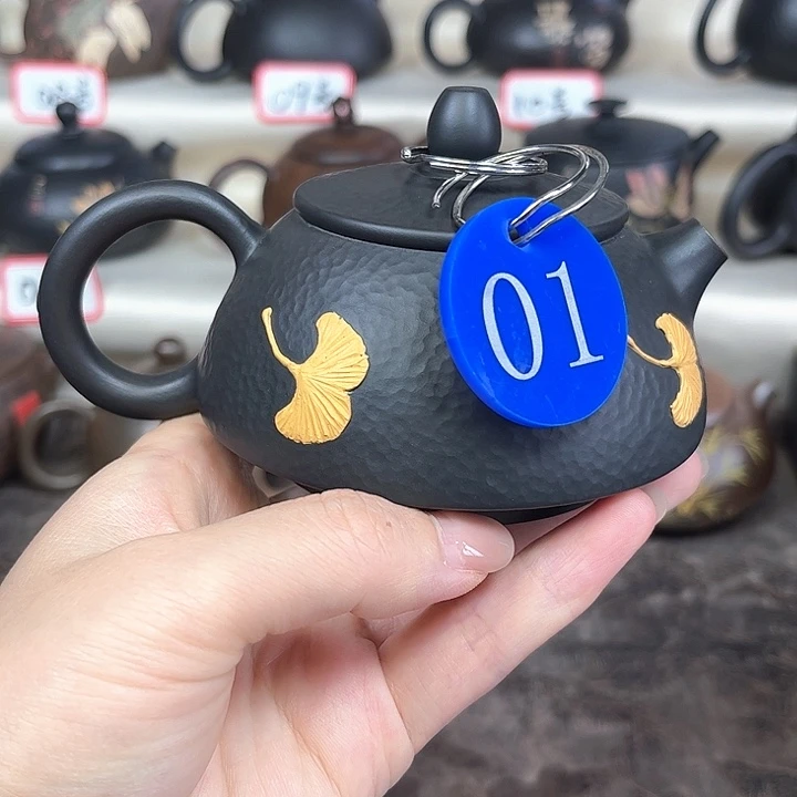 170毫升微微瑕纯手工锤纹堆绘