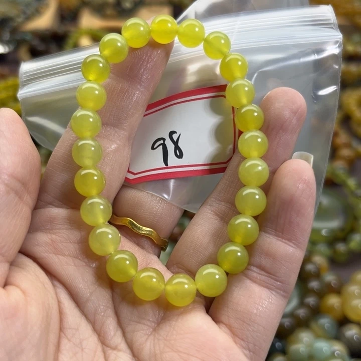未镶嵌蛇纹石玉手链