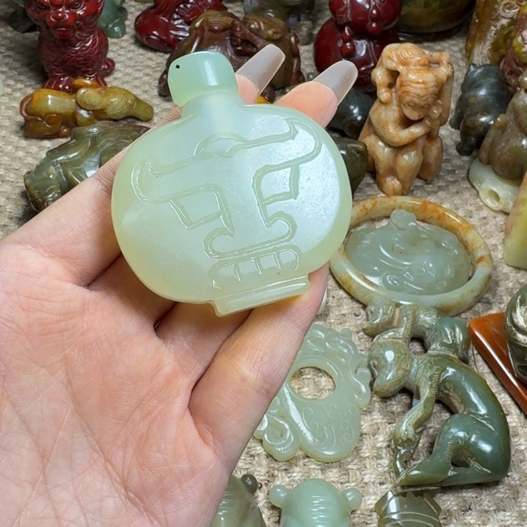 吊坠白玉菩提挂件