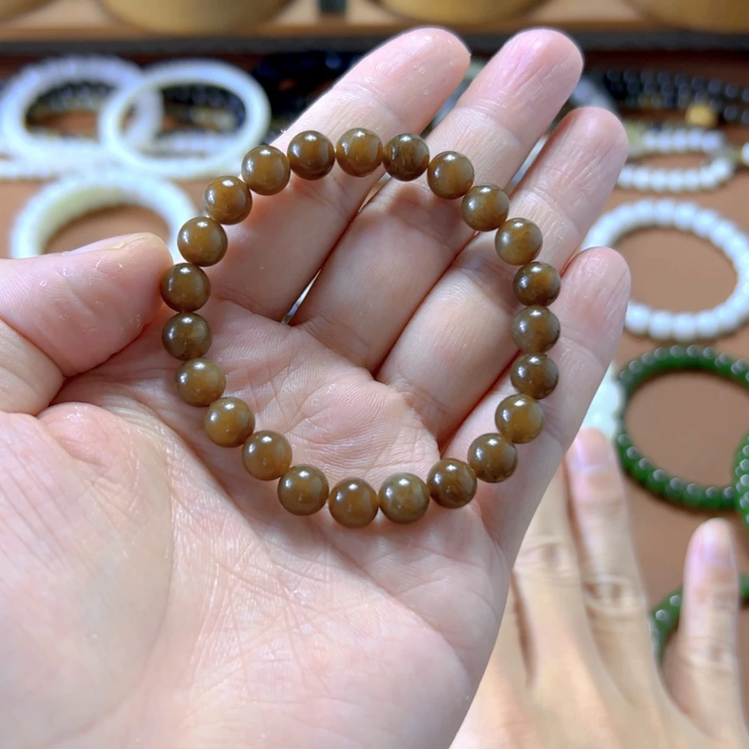 和田玉手串未镶嵌