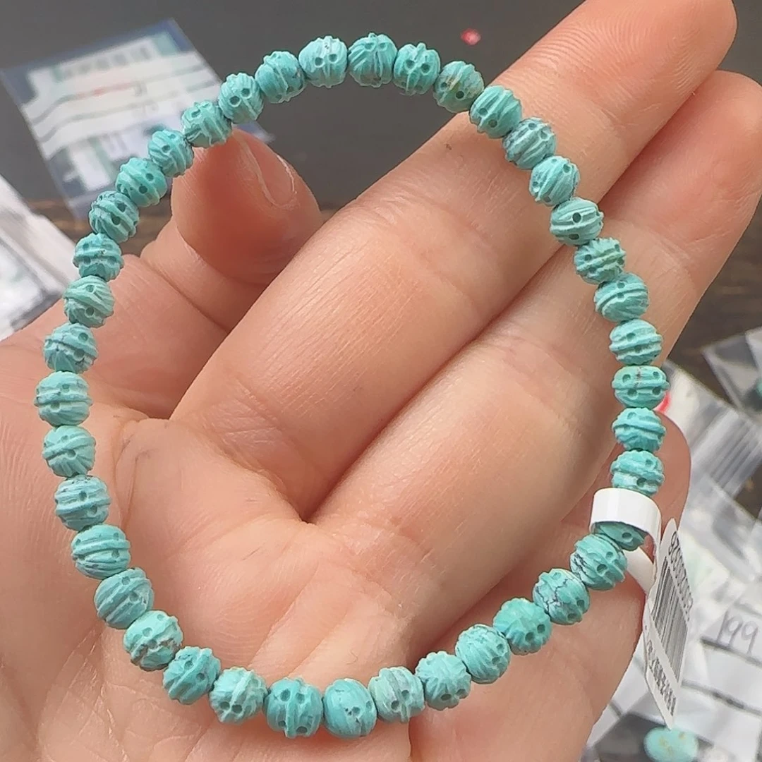 绿松石珠宝半成品未镶嵌