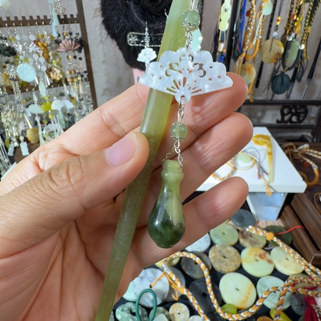 岫玉未镶嵌发簪福利款