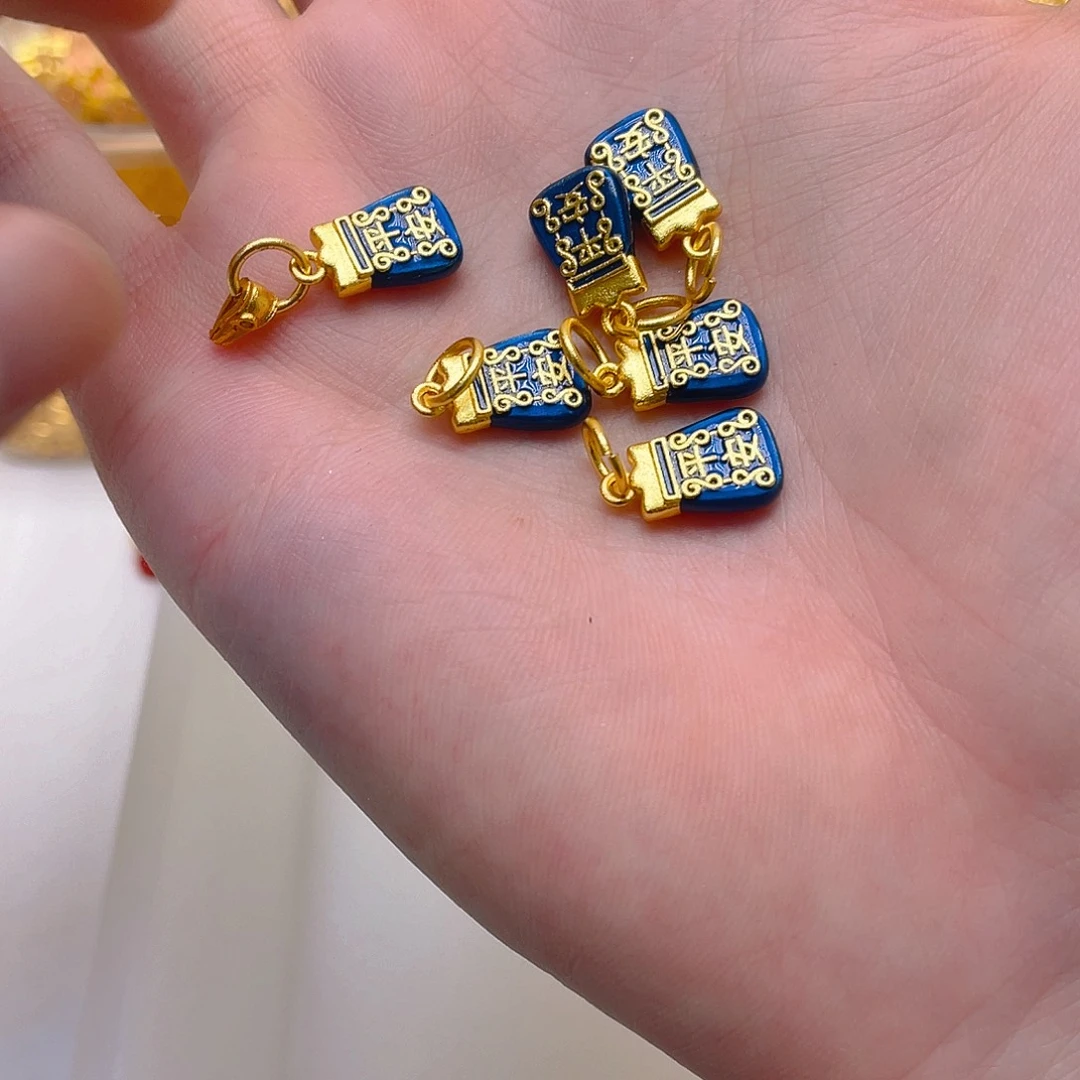 锆石铜合金珐琅彩平安1颗