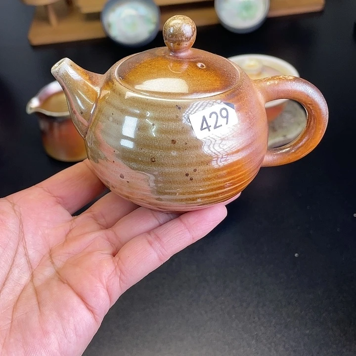 燃茶柴烧茶器精品壶