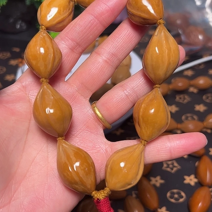 手串/手链橄榄核三花水晶核橄榄核手串