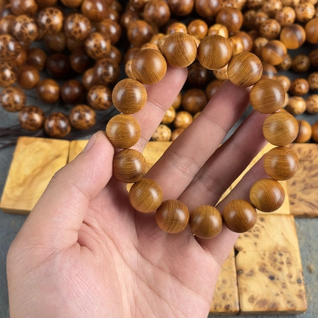 柏木（崖柏）其他1.5蚕丝纹黄粉料