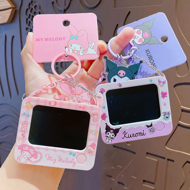 正版卡通三丽鸥涂鸦画板钥匙扣书包挂件情侣汽车钥匙链挂饰小礼品