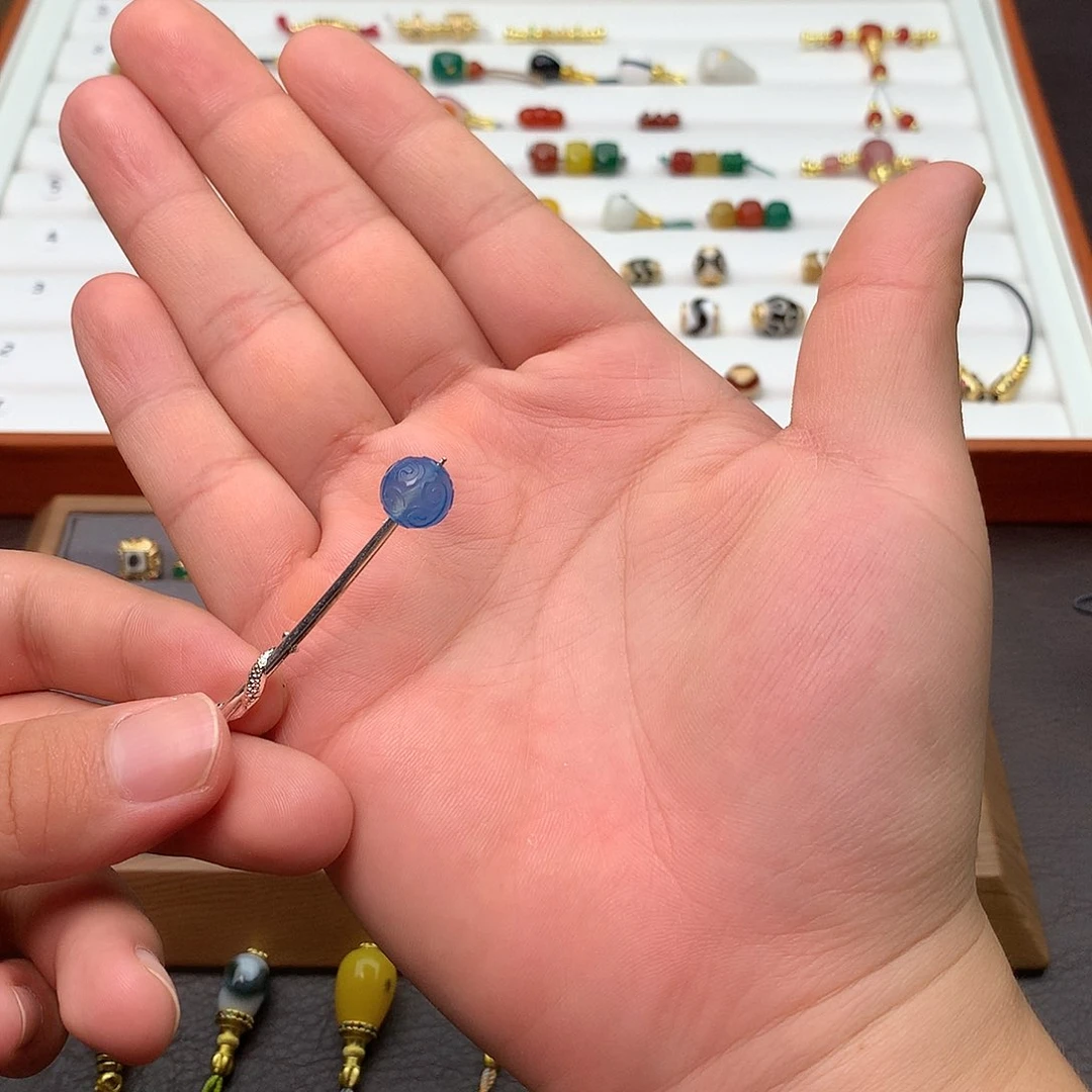 玛瑙/玉髓单珠未镶嵌