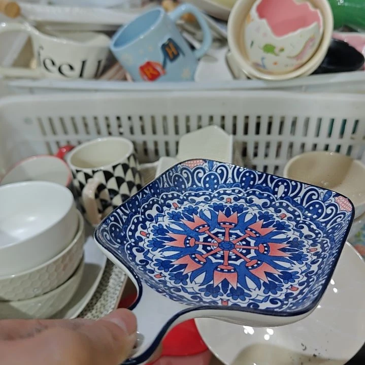 瓷片陶瓷杯碗盘微瑕介意慎拍