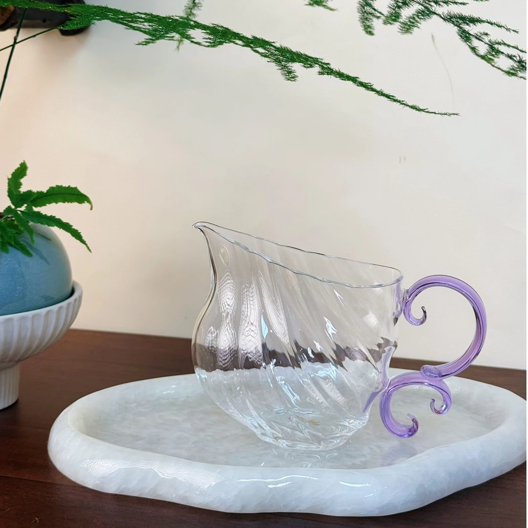 禾墨沐音茶海 玻璃茶具 公道杯 高硼硅