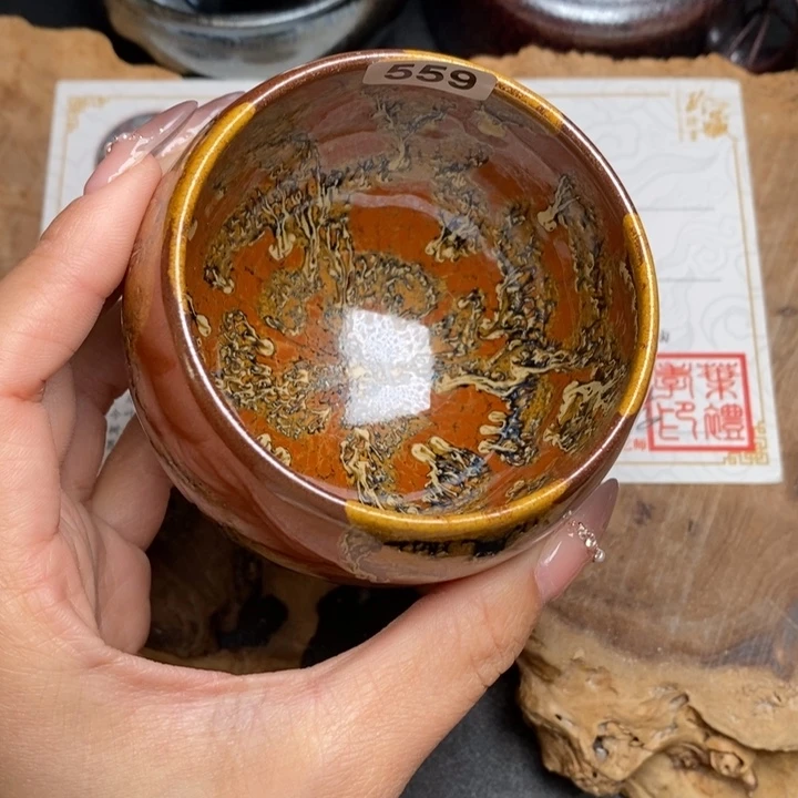 茶盏建窑建盏主人杯559