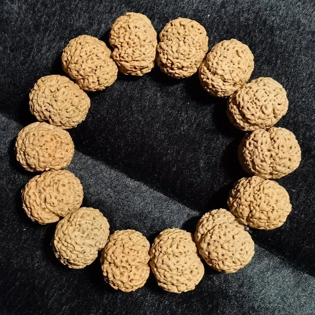 尼泊尔大金刚菩提手串五瓣文玩手串