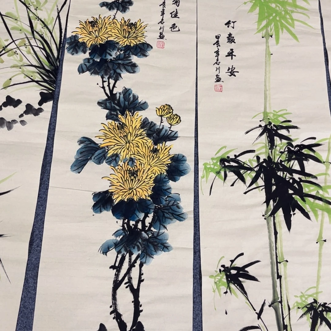 国画老师手绘作品