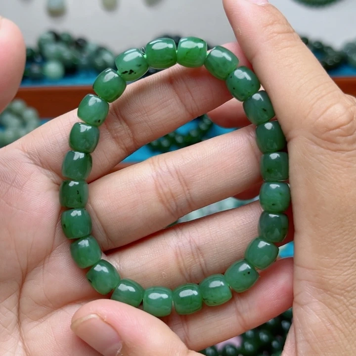 和田玉未镶嵌手链卡8