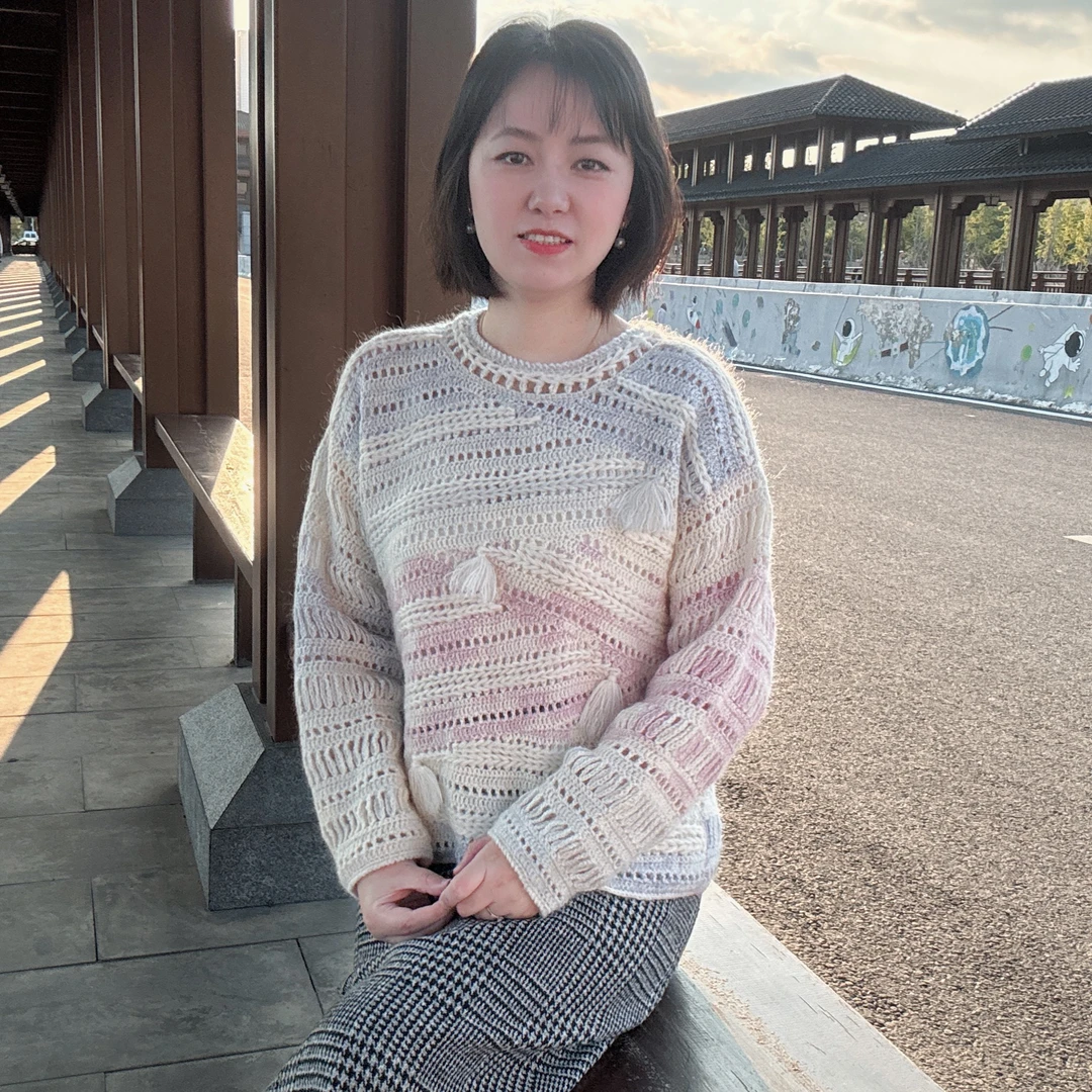《云舒》不规则上衣（钩针）视频教程+电子图解