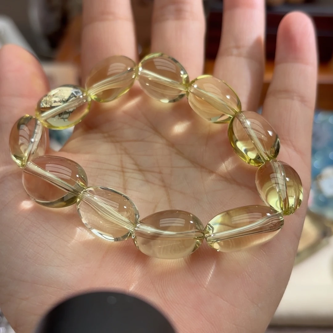 未镶嵌手链水晶黄水晶