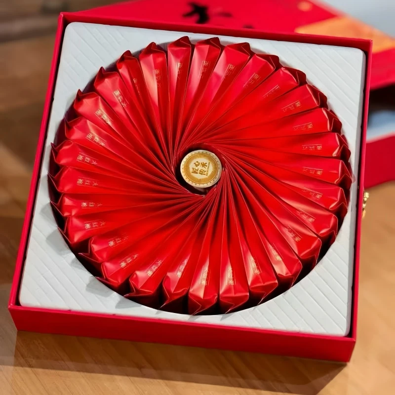 大红袍茶叶礼盒装肉桂茶武夷岩茶花果浓香乌龙茶新茶送礼长辈