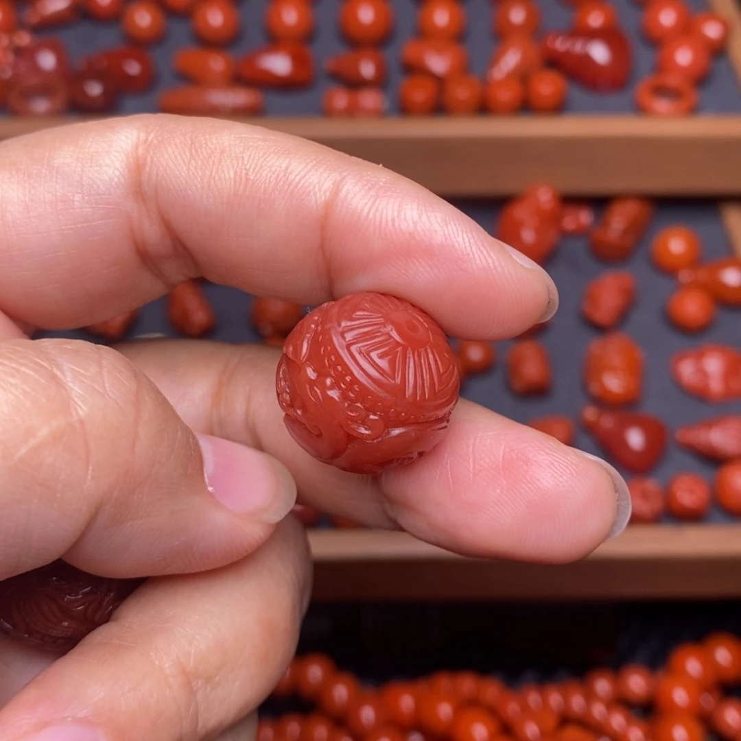 南红玛瑙配饰未镶嵌李*城配饰