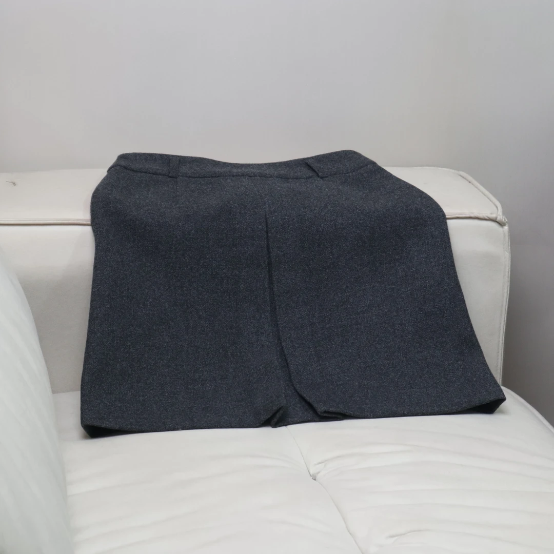 【13526】高品质原创设计深灰百搭半裙D