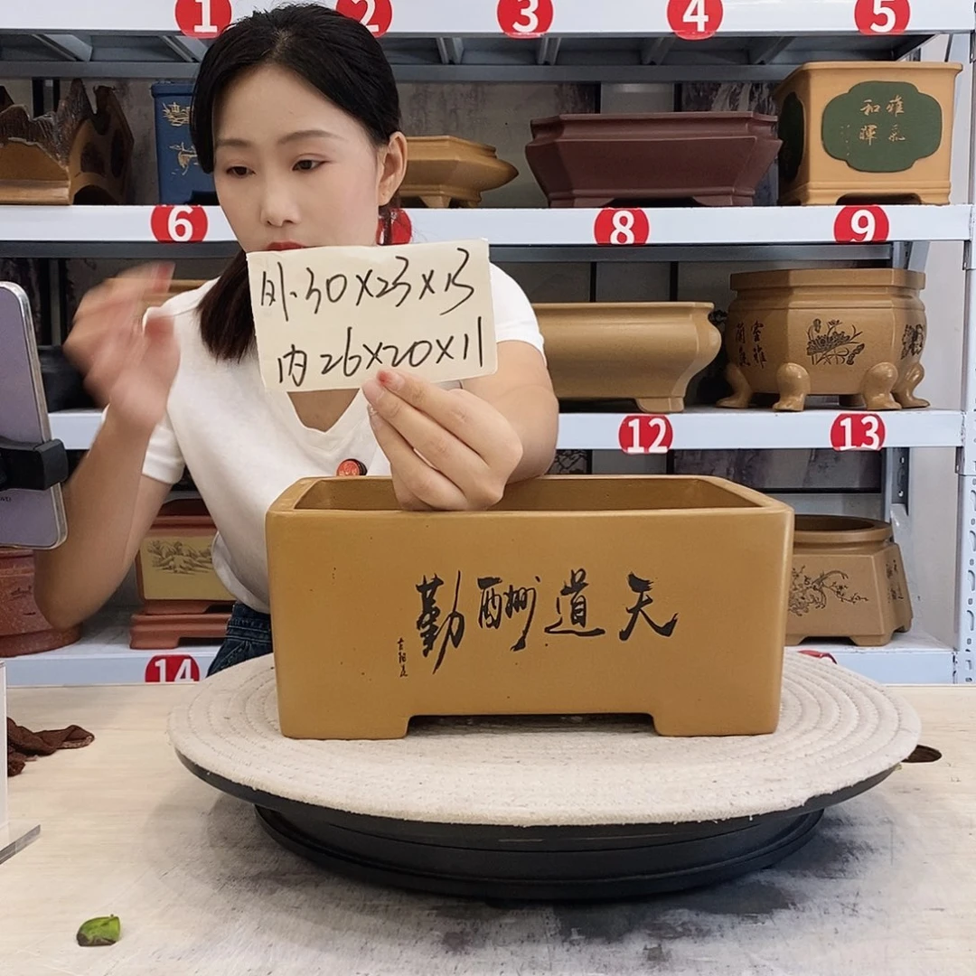 紫砂花盆紫砂花盆