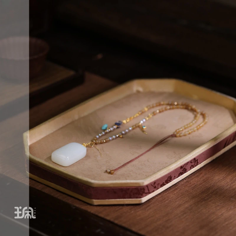 白玉棠|和田玉*项链*18K金镶嵌QXB24102958多样性发其一