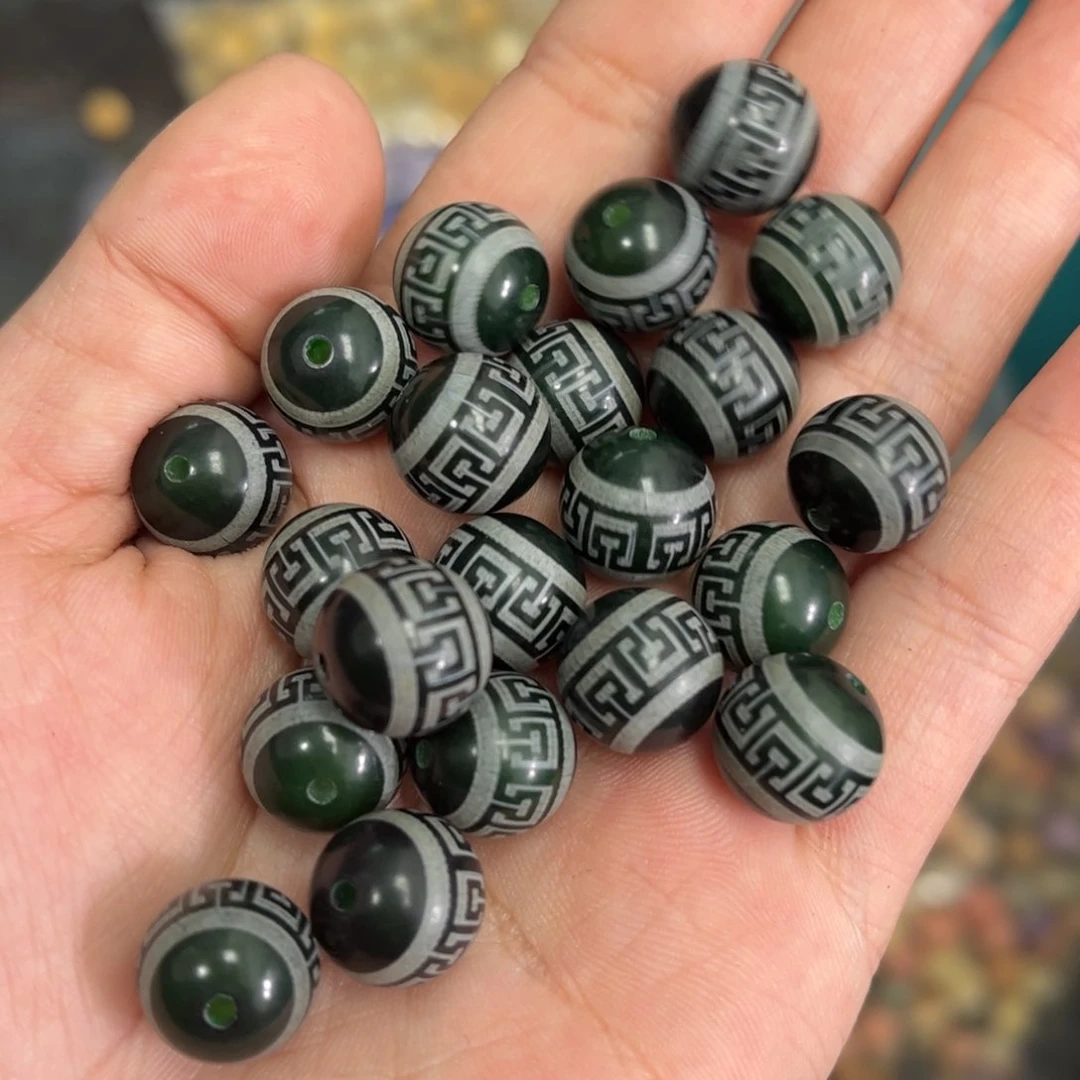 【闪购商品】白玉菩提吊坠a/12 50+30回纹珠