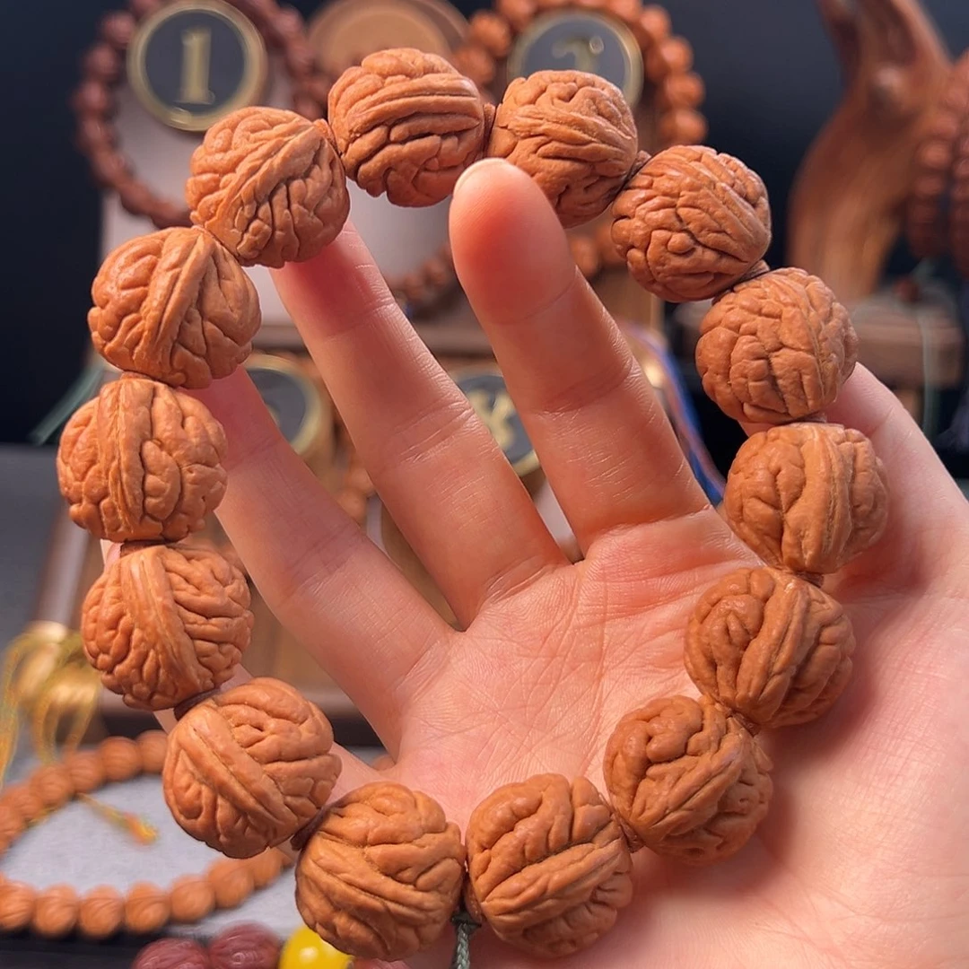 手串桃核23霸王龙元宝