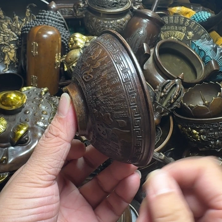 铜器摆件收收藏藏