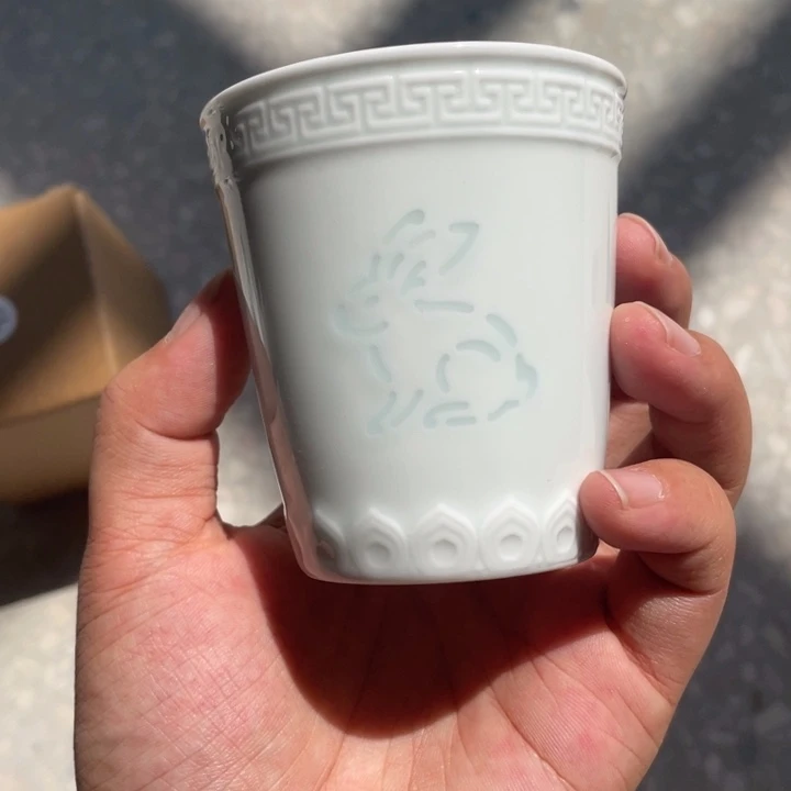 摆件景德镇高温细白瓷餐具