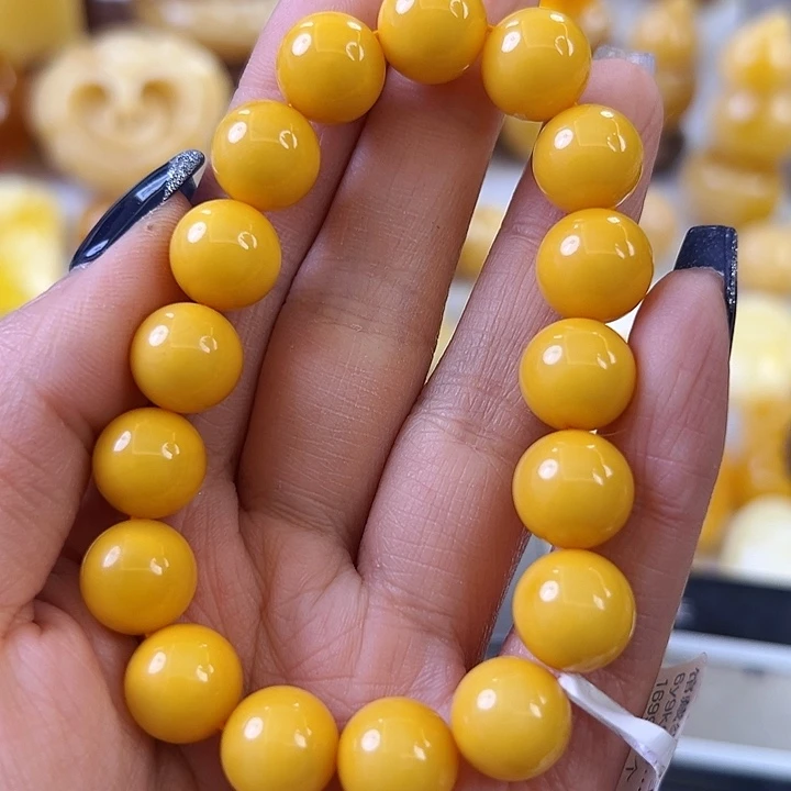 蜜蜡颈饰未镶嵌蜜蜡