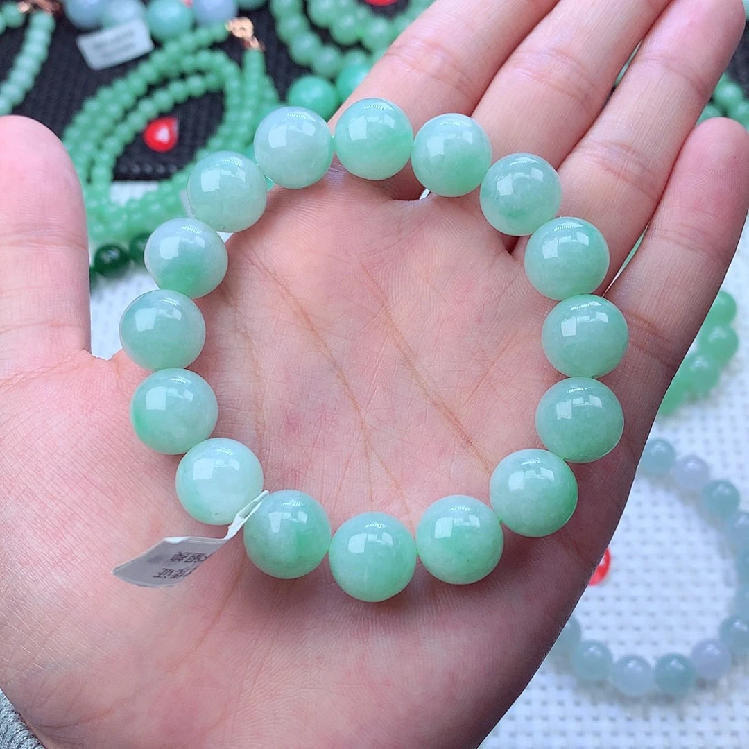 翡翠未镶嵌毛衣链