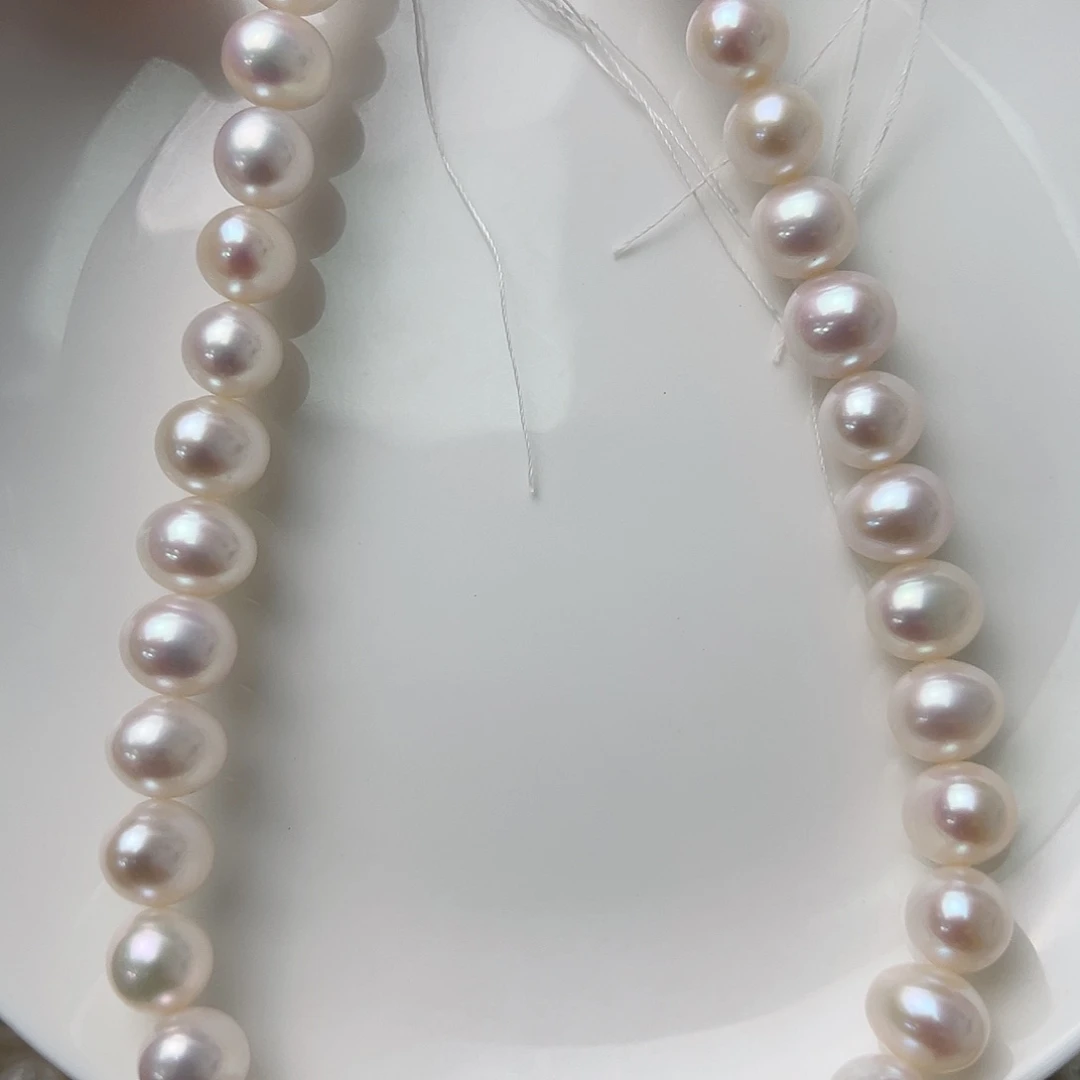 淡水珍珠银S925镶嵌颈饰