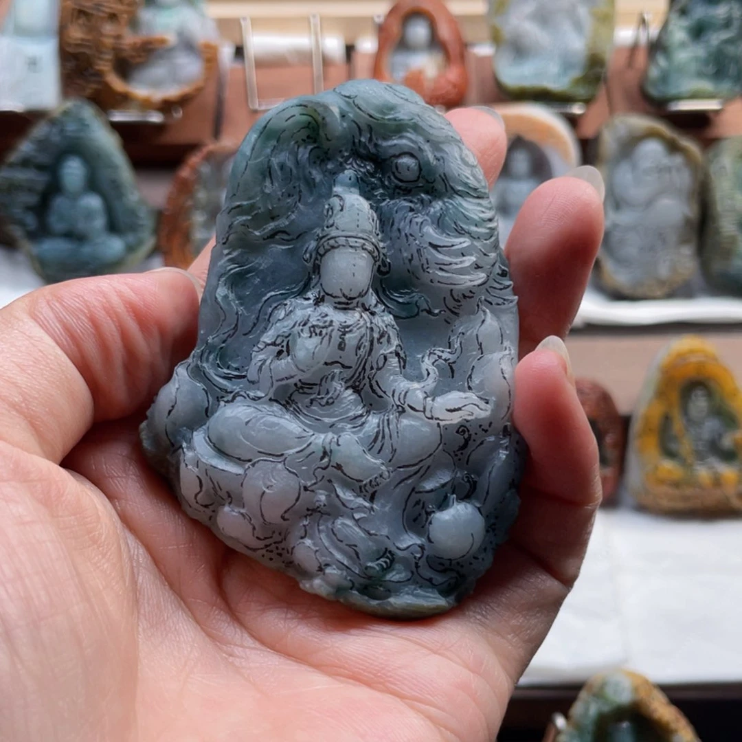 定制翡翠未镶嵌纯天然缅甸翡翠A料定制料