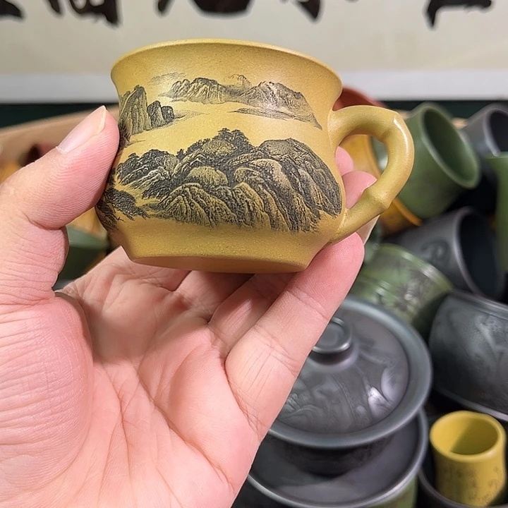 茶杯紫砂全手工紫砂主人杯